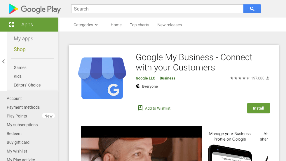 Your Private School: Cube Creative Design & Marketing image Google Play Sotre - Google My Business App