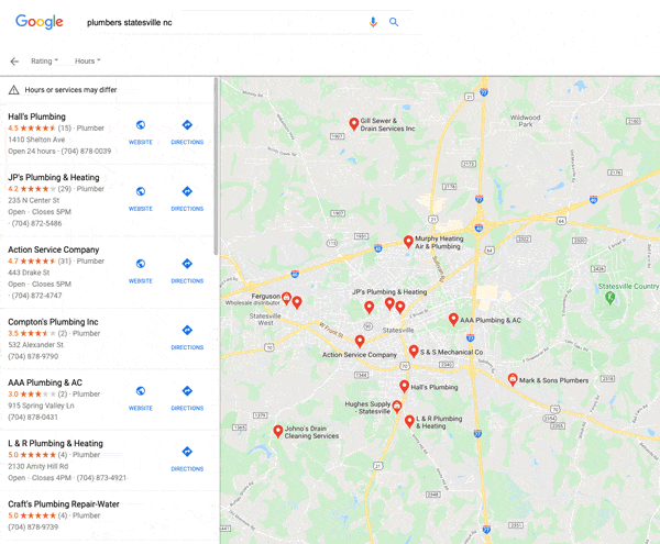 Your Private School: Cube Creative Design & Marketing image Google My Business Map View Example On Desktop
