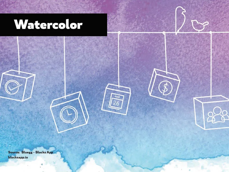 Ten Web Design Trends Worth Keeping or Ditching image 2016 Design Trends - Watercolor2