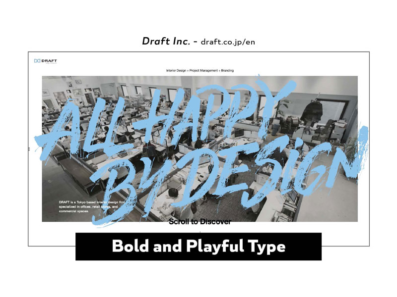 The Real Story Behind Ten Design Trends From image 2016 Design Trends - Bold and PLayful Type