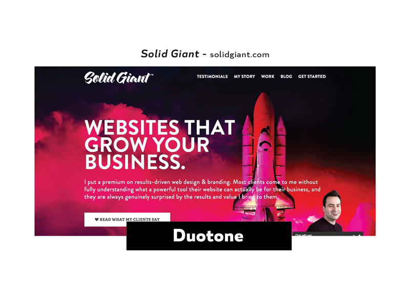 The Real Story Behind Ten Design Trends From image 2016 Design Trends - Duotone
