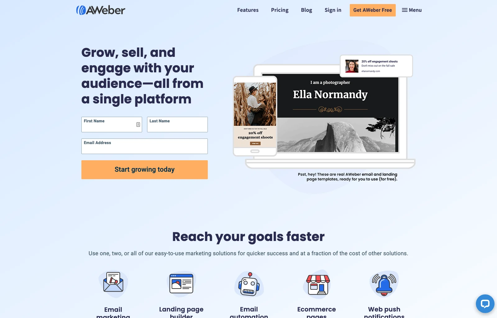 10 of the Best Email Marketing Services for Small Businesses image AWeber