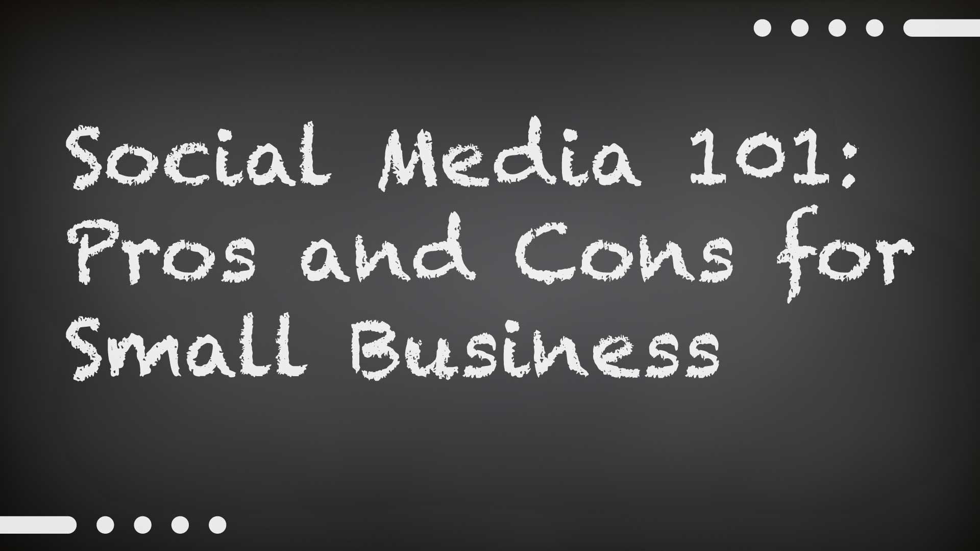 Social Media 101: Tips for Small Business