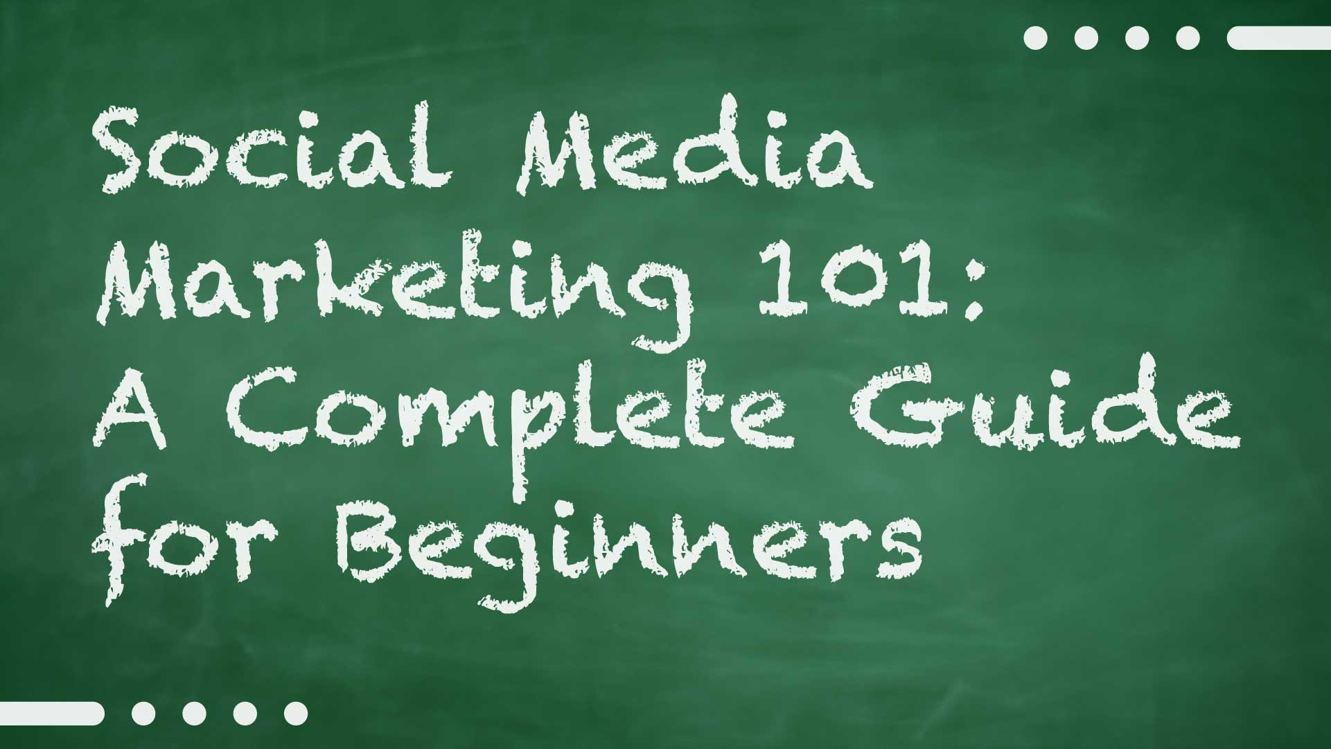 Social Media Marketing 101: A Beginners Guide