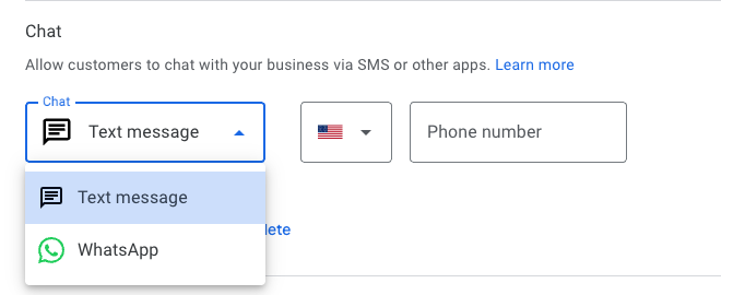 Exterminator's Guide to Google Business Profile image Steps to add Text Messaging or WhatsApp chat on Google business profile.
