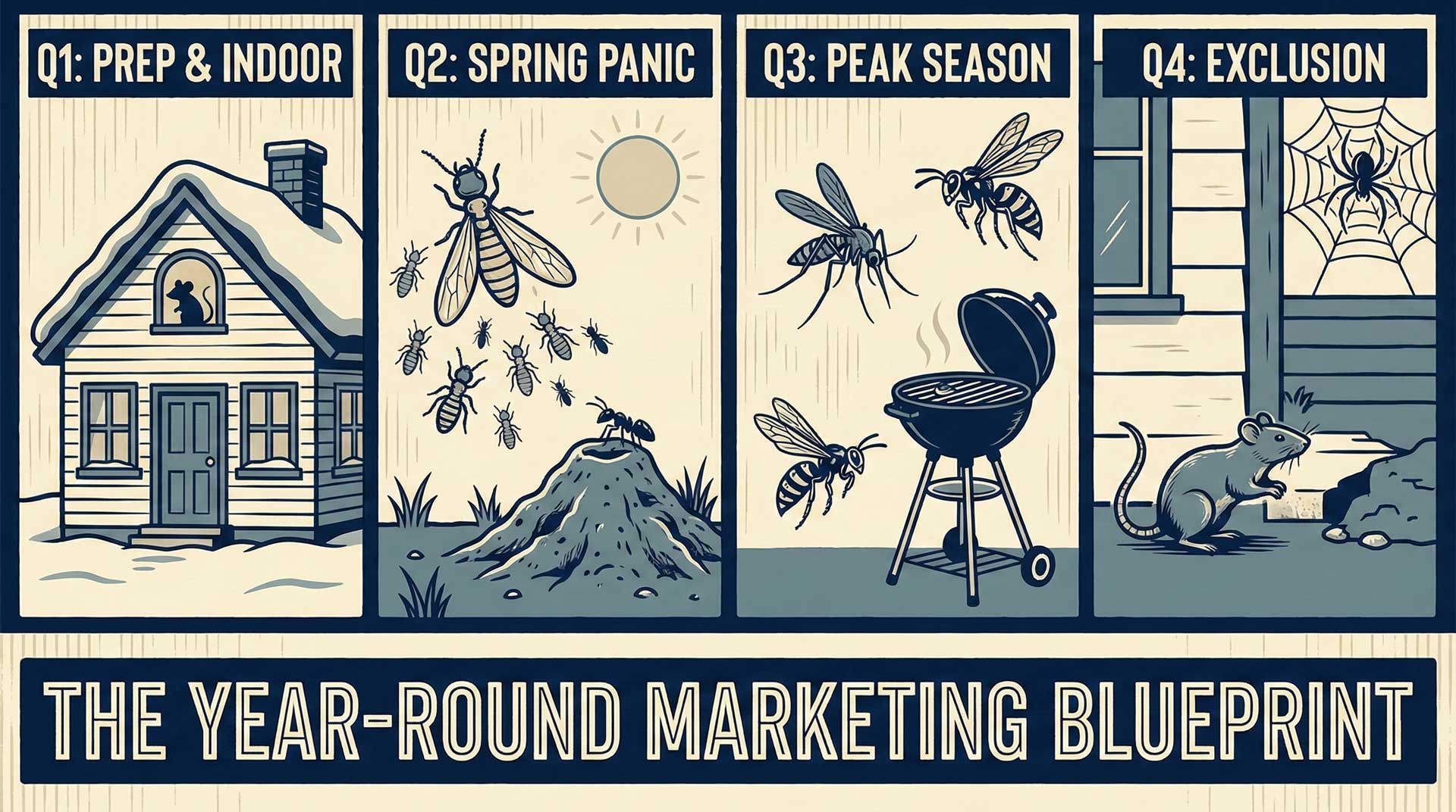 Essential Seasonal Marketing for Pest Control Growth image The Year-Round Marketing Blueprint