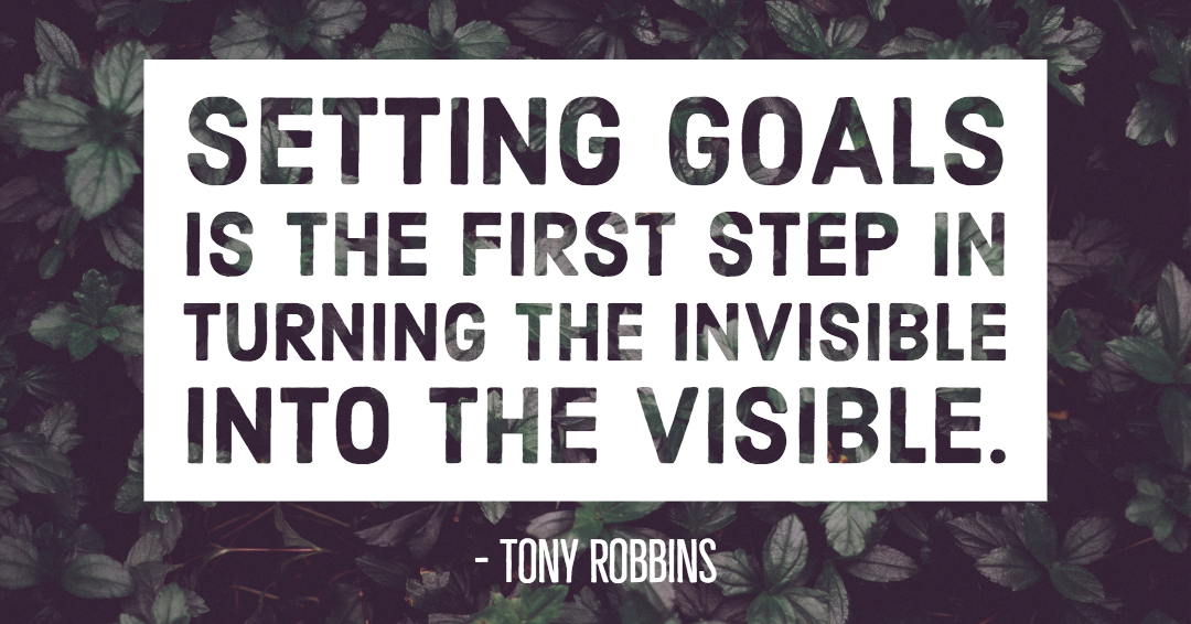 Quotes to Get Through a Manic: Avoid These Costly Mistakes image Setting goals is the first step in turning the invisible into the visible. –Tony Robbins quote