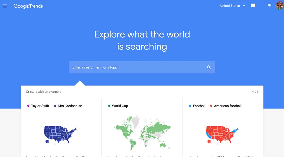 School Blog Keyword Research: A 6-Step Process image Google Trends