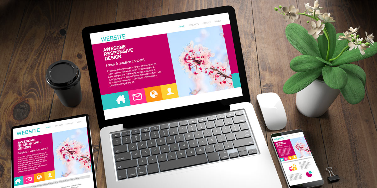 Color and Website: Real Examples From Real Businesses image Responsive Website Design on Multipile Devices