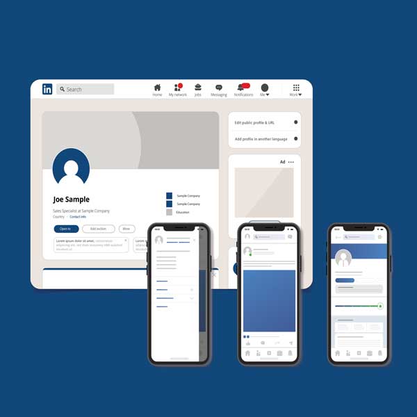 How to Market a Small Service Business image Set up Professional Social Media Profiles