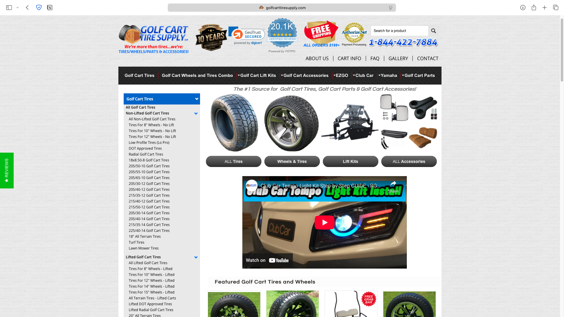 Designing UX for Specialized Niches Golf Cart Tire Supply