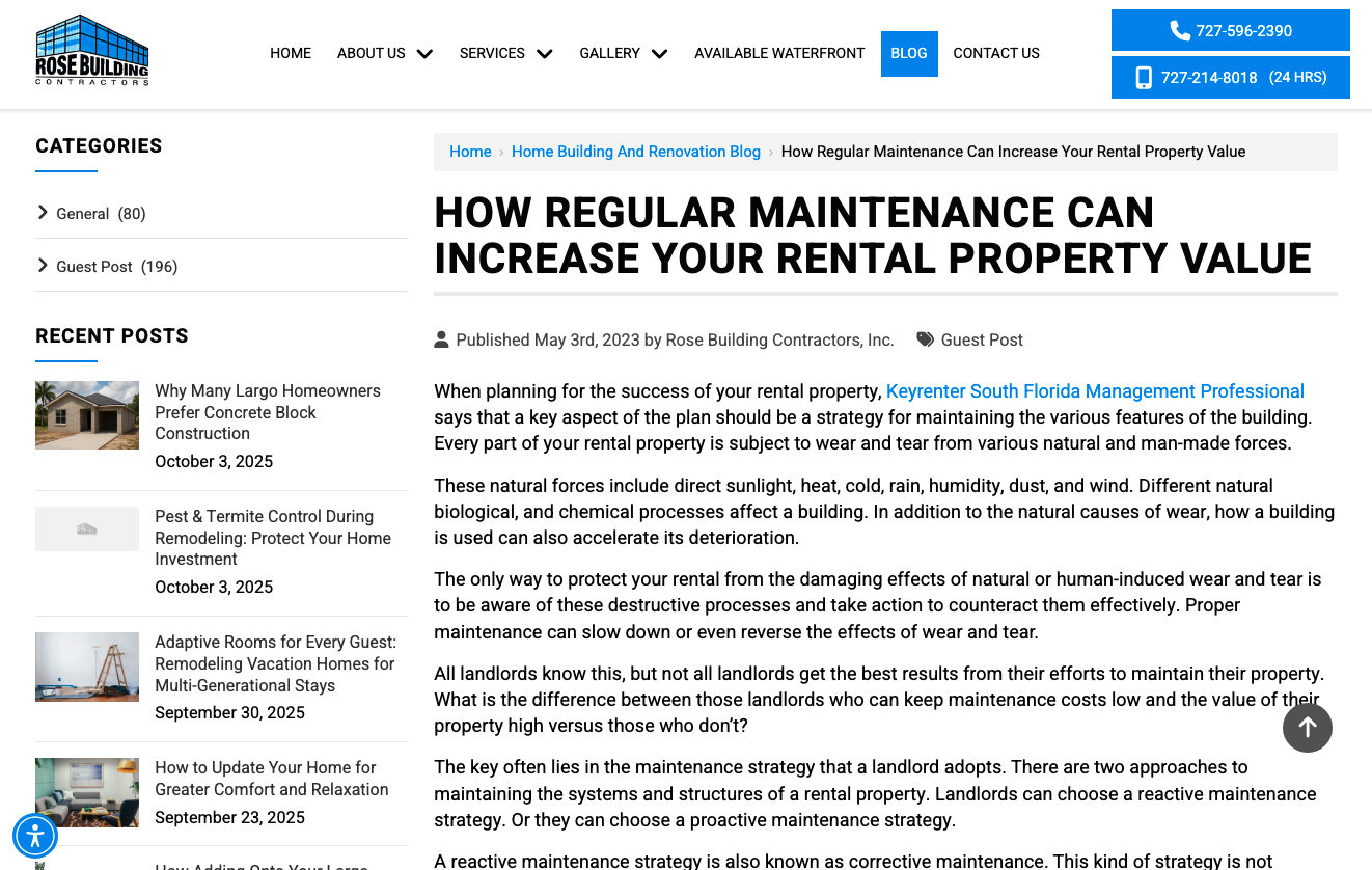 The Real Story Behind From Visibility to Credibility: 6 image Rose Building Contractors