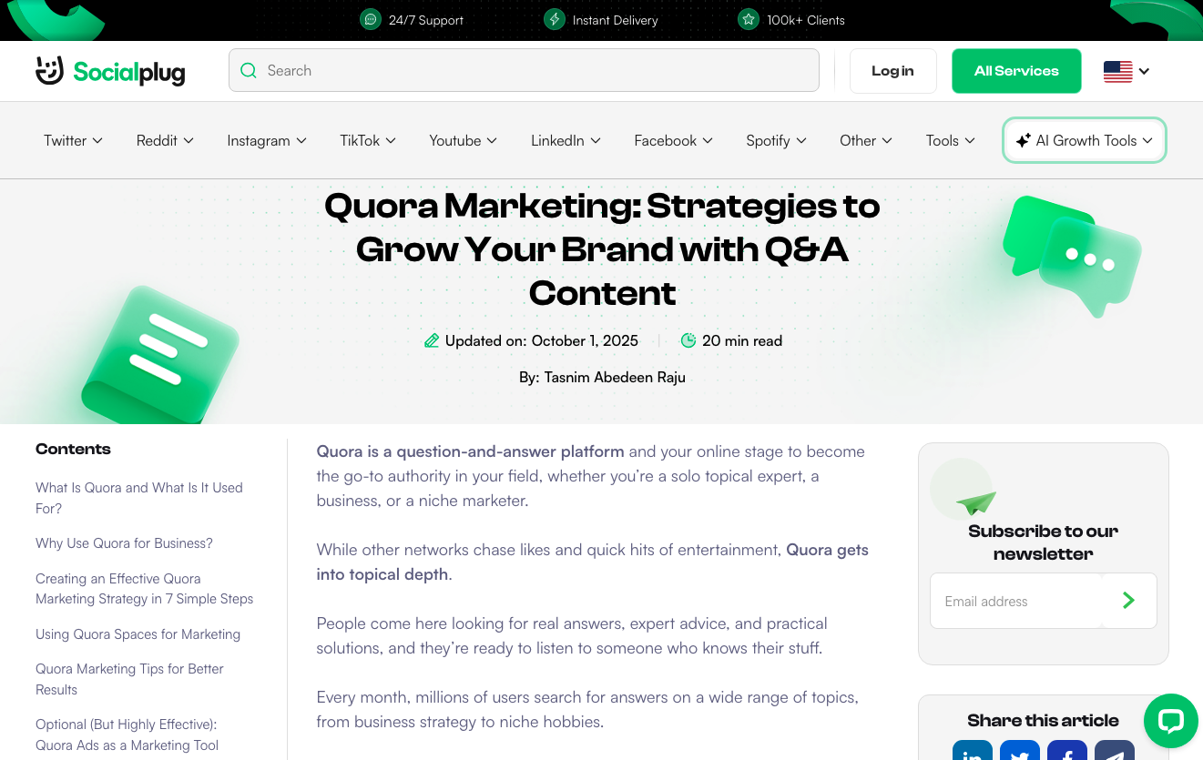 The Real Story Behind From Visibility to Credibility: 6 image SocialPlug