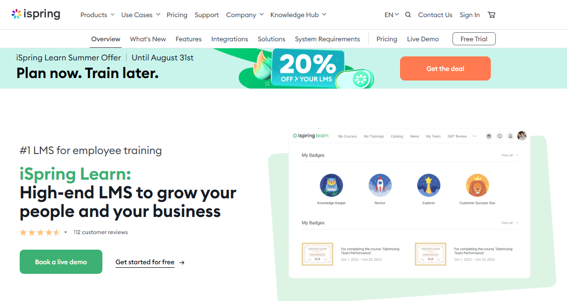 iSpring Learn