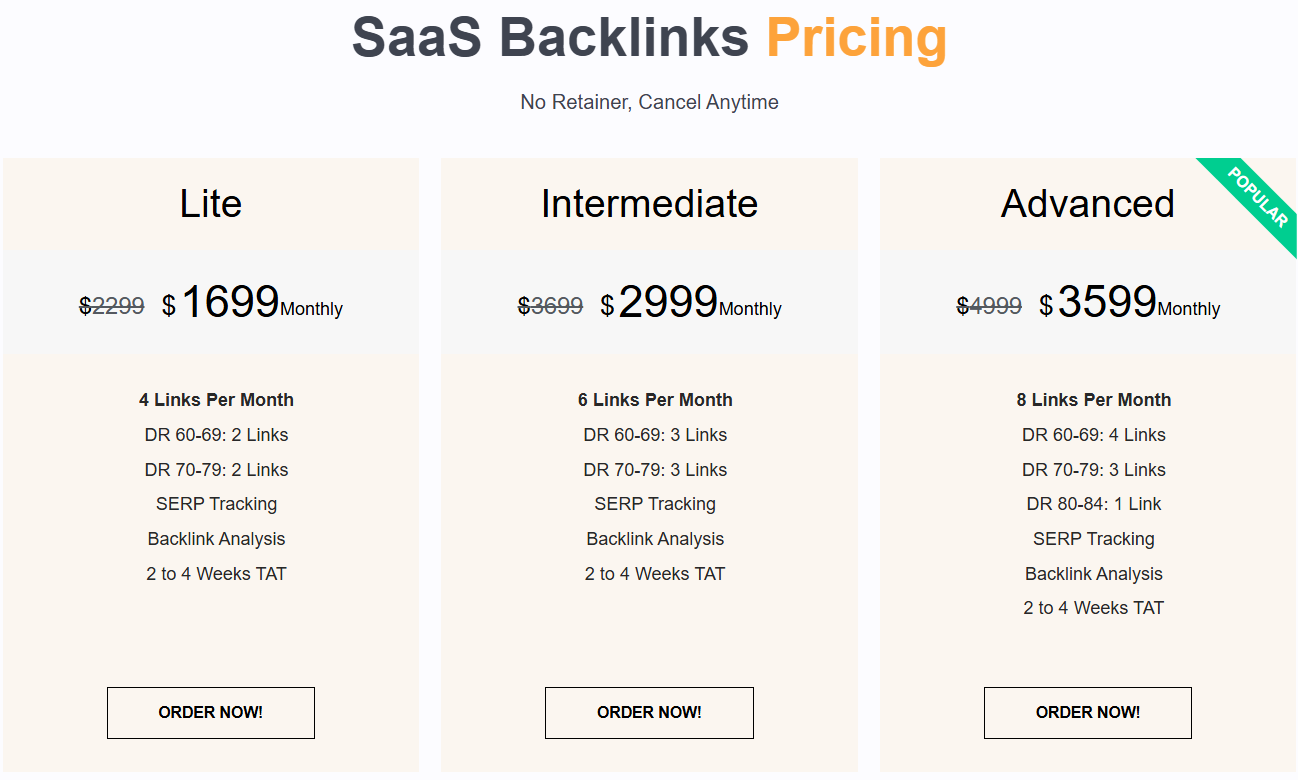 SaaS Link Building Agencies In: What Small Businesses Get image Outreach Monks SaaS Link Building Pricing