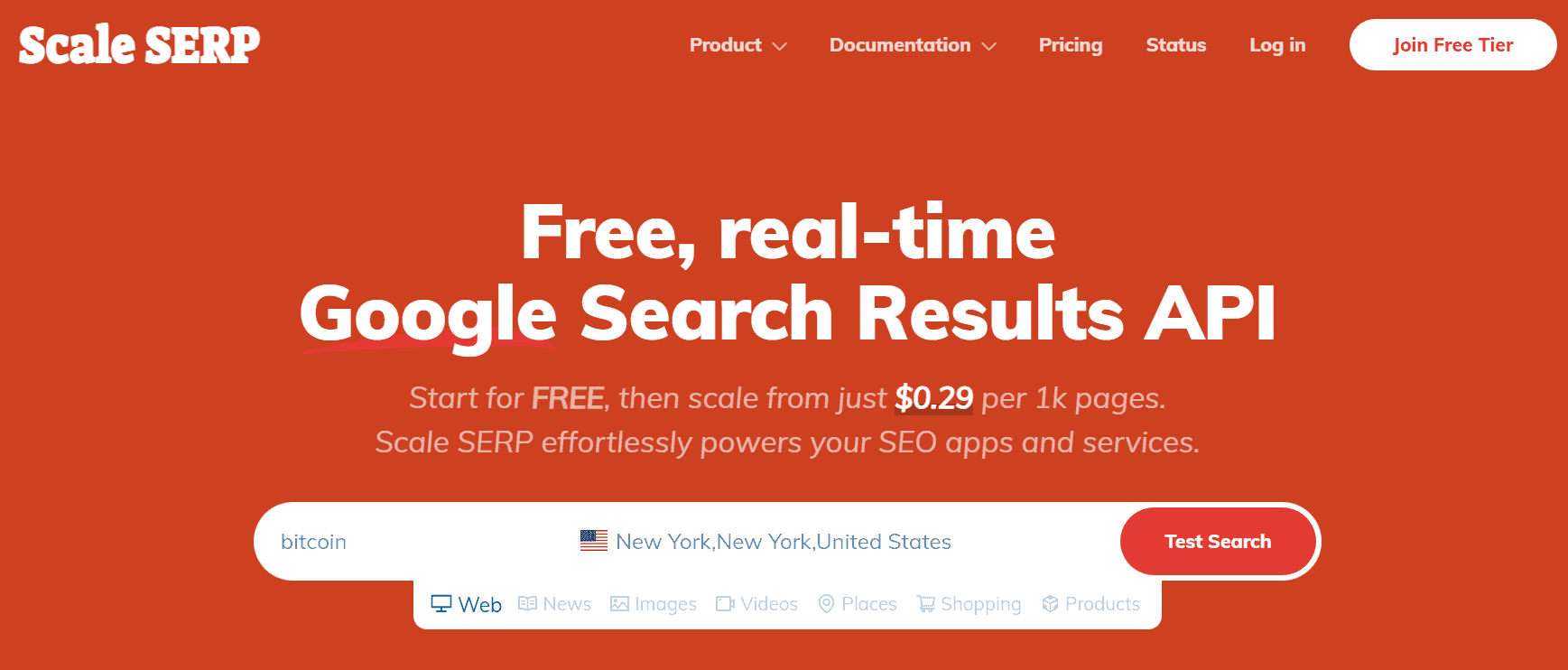 6 Alternatives to Ahrefs for SEO Experts in 2026 image ScaleSERP screenshot