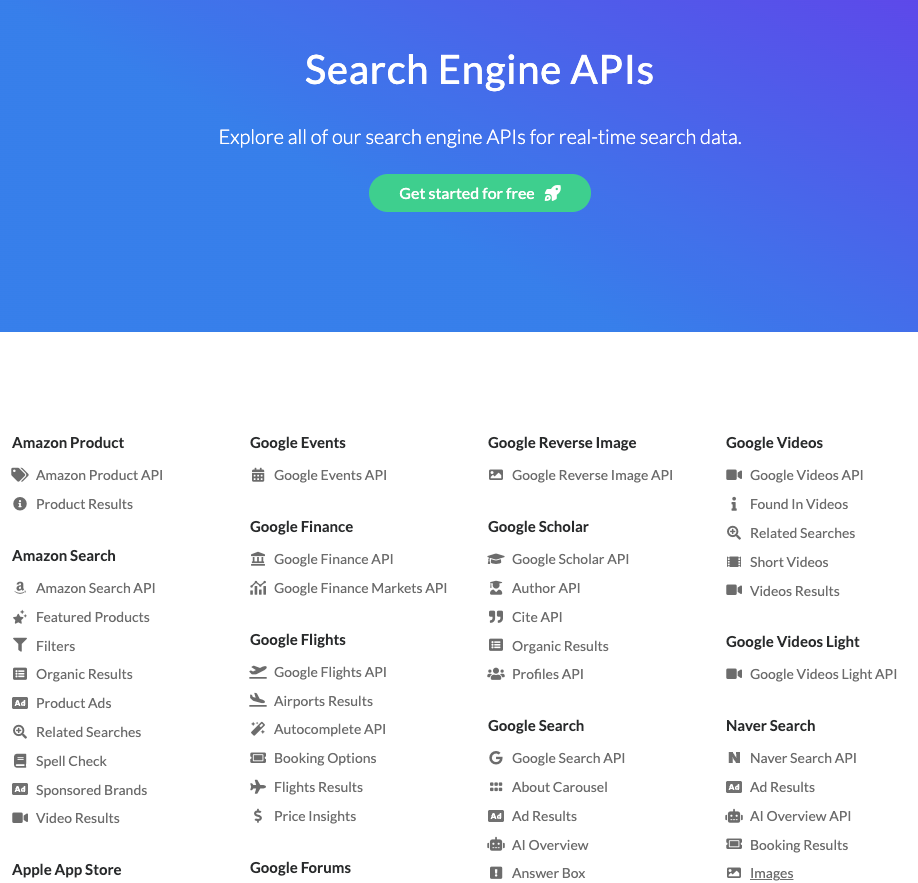 6 Alternatives to Ahrefs for SEO Experts in 2026 image SearchApi screenshot
