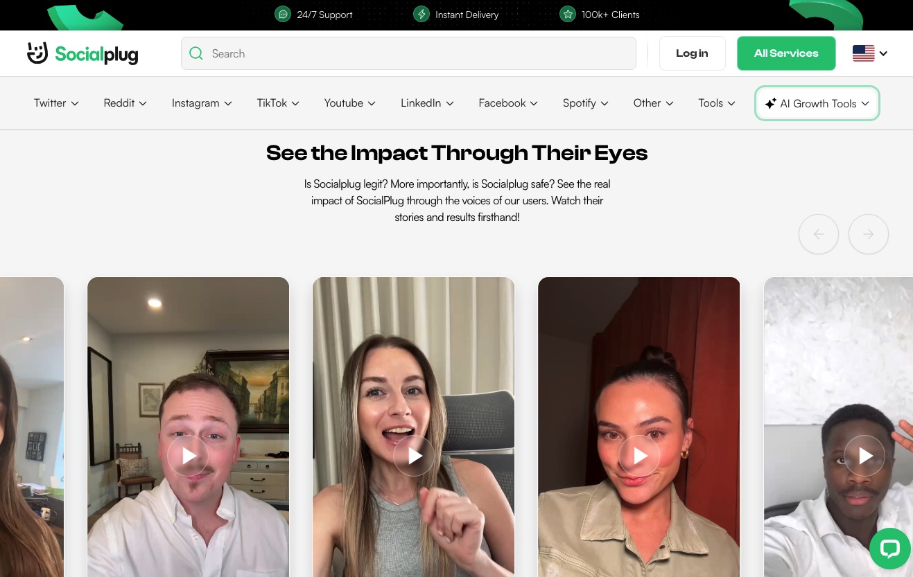 Important Website Lessons from Brands with Very Different Goals - Cube Creative Design | Digital Marketing image Screenshot showing SocialPlug