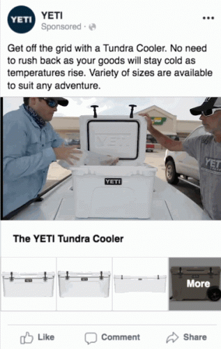 Social Ad On Facebook Video By Yeti Social Ad On Facebook Video By Yeti