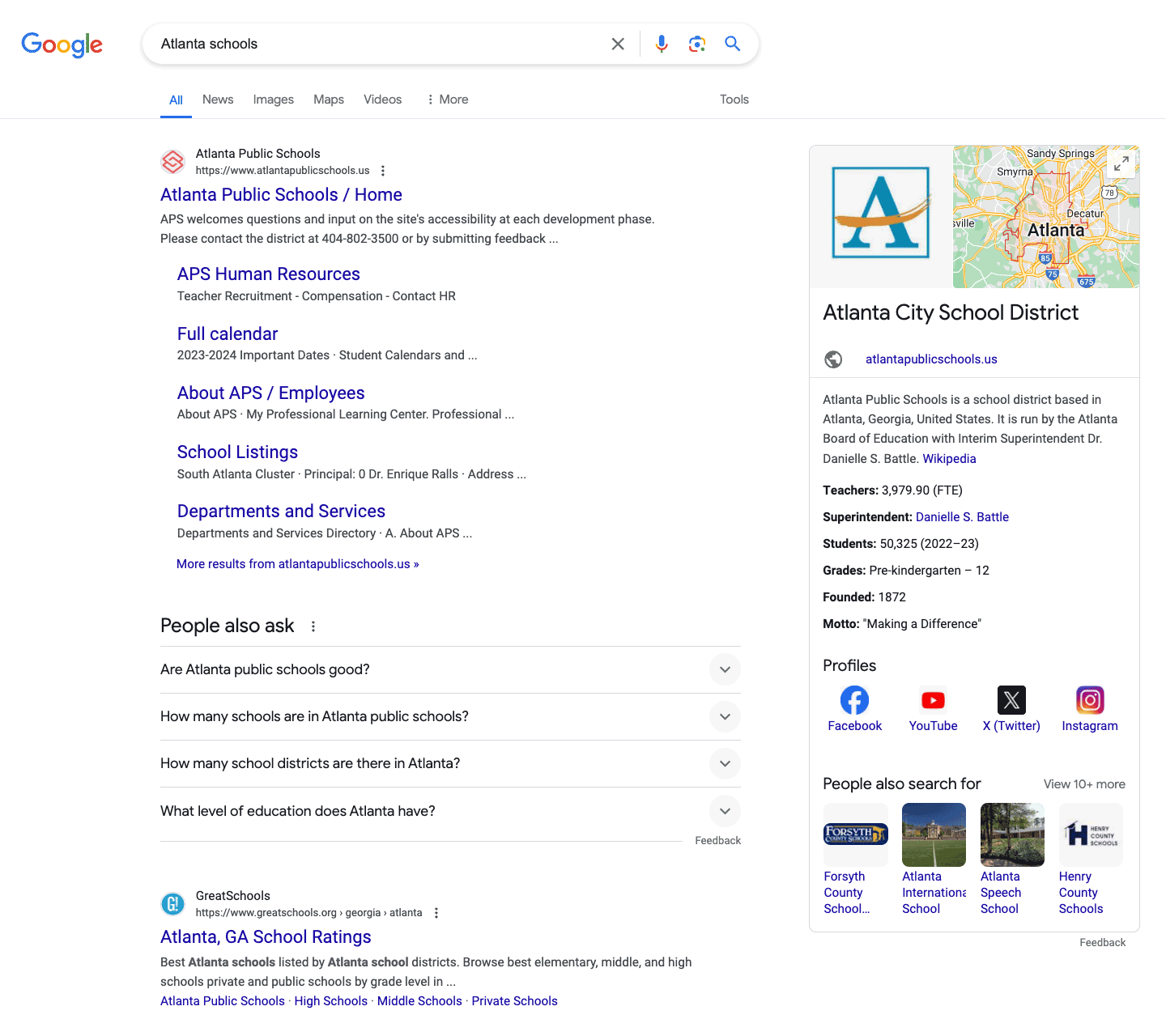 Perfect Your School's Digital First Impression image Atlanta schools Google Search