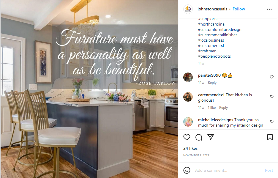 A Business Owner's Guide to Effortless Guide to Social image Quote with product to drive engagement in an organic Instagram post