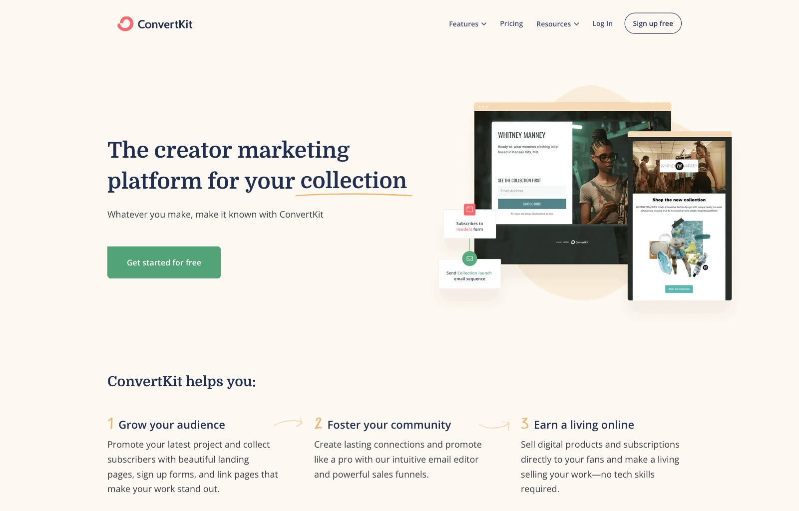 Email Platforms for Schools: 7 Options Compared image ConvertKit
