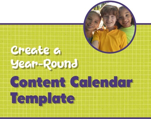 K-12 Private School Content Calendar Template: A Free Resource