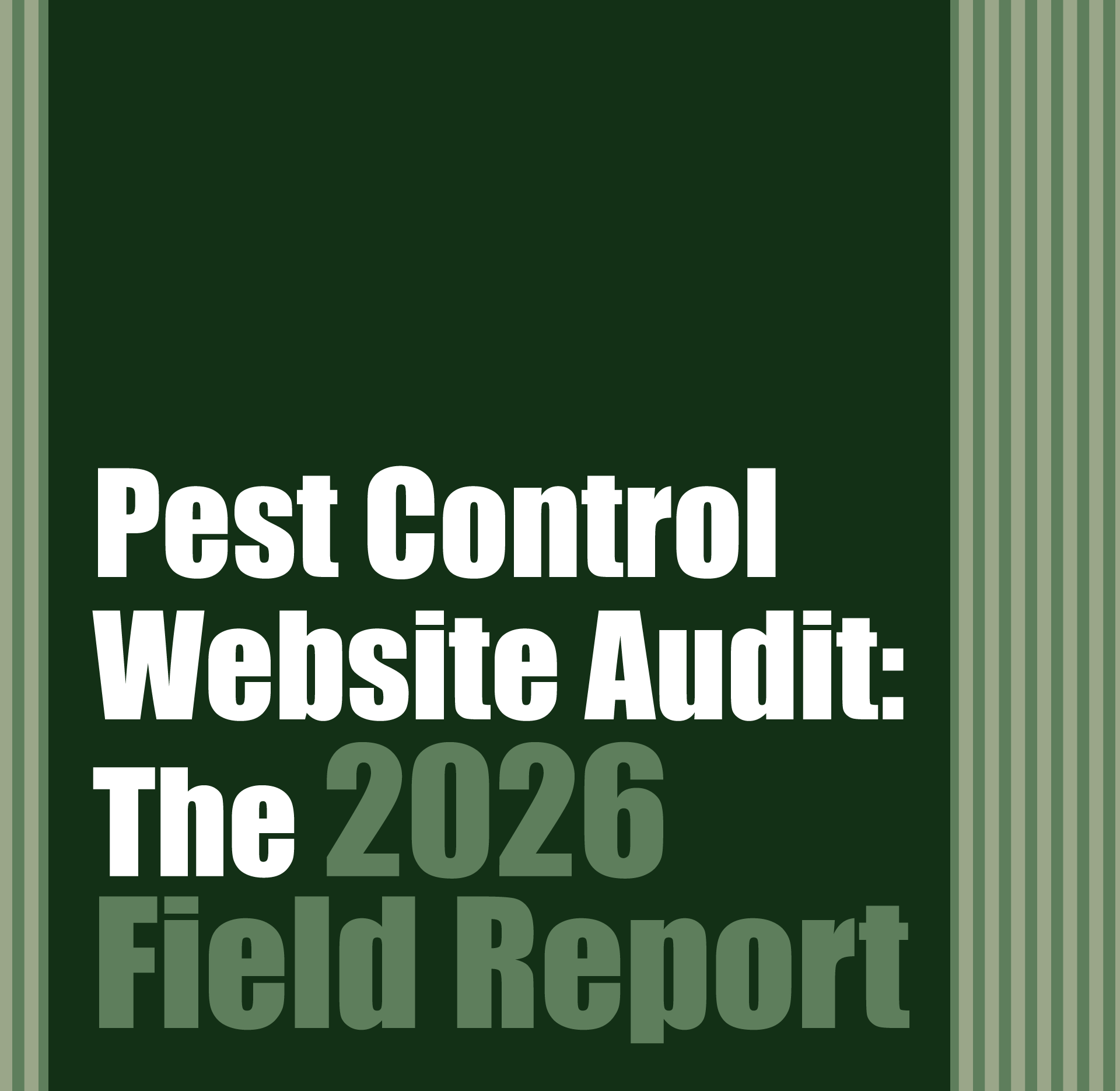 Pest Control Website Audit Report — Free Download Download: Pest Control Website Audit Report