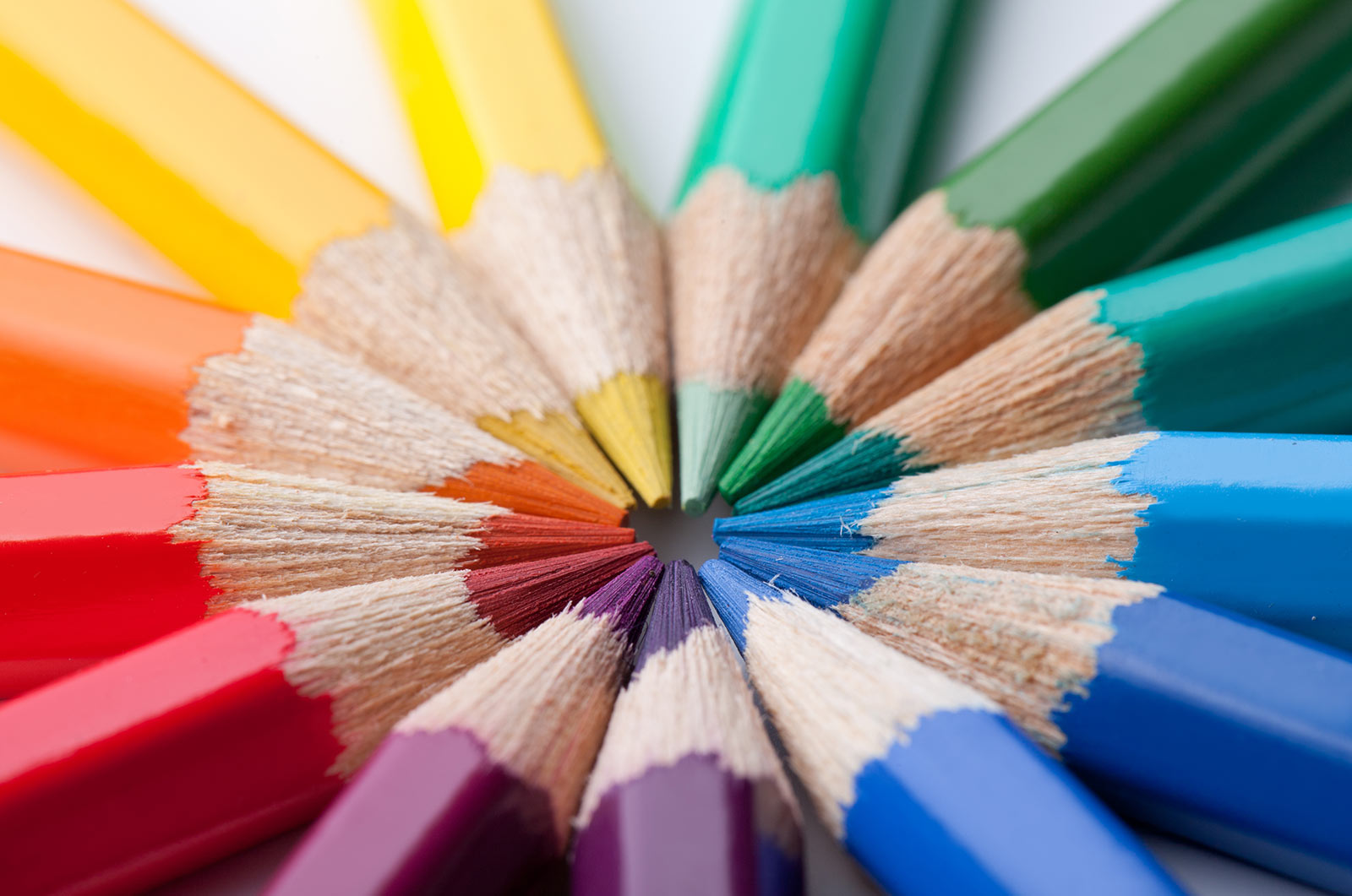 Color and Website: Real Examples From Real Businesses image color pencils normal colors